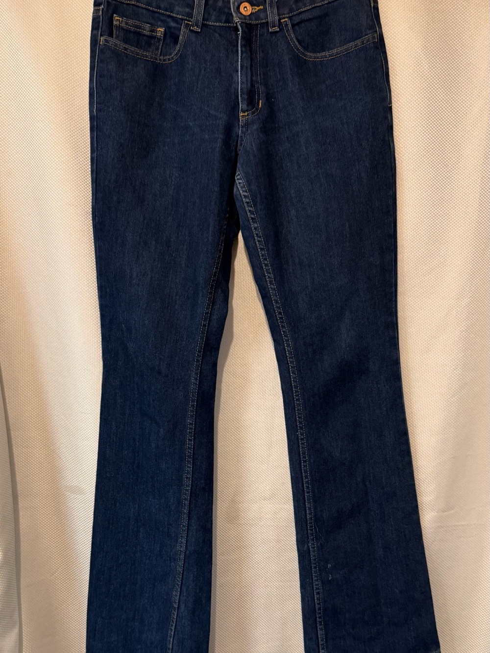 Women's Dark Blue Stretch Bootcut Jeans